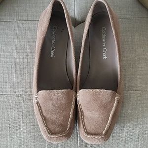 Coldwater Creek Suede Venetian Wedge